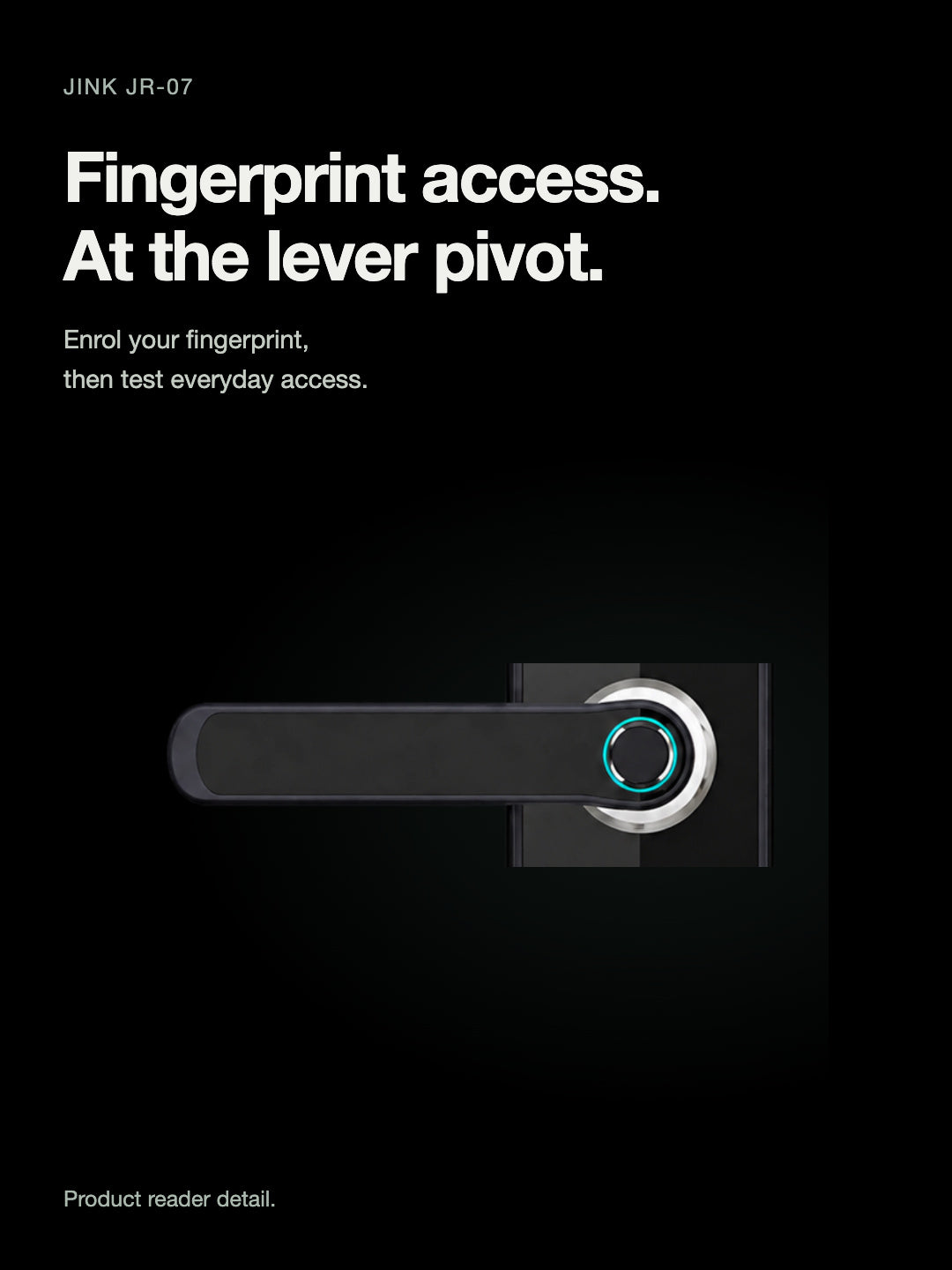 JINK JR-07 — exterior fingerprint access
