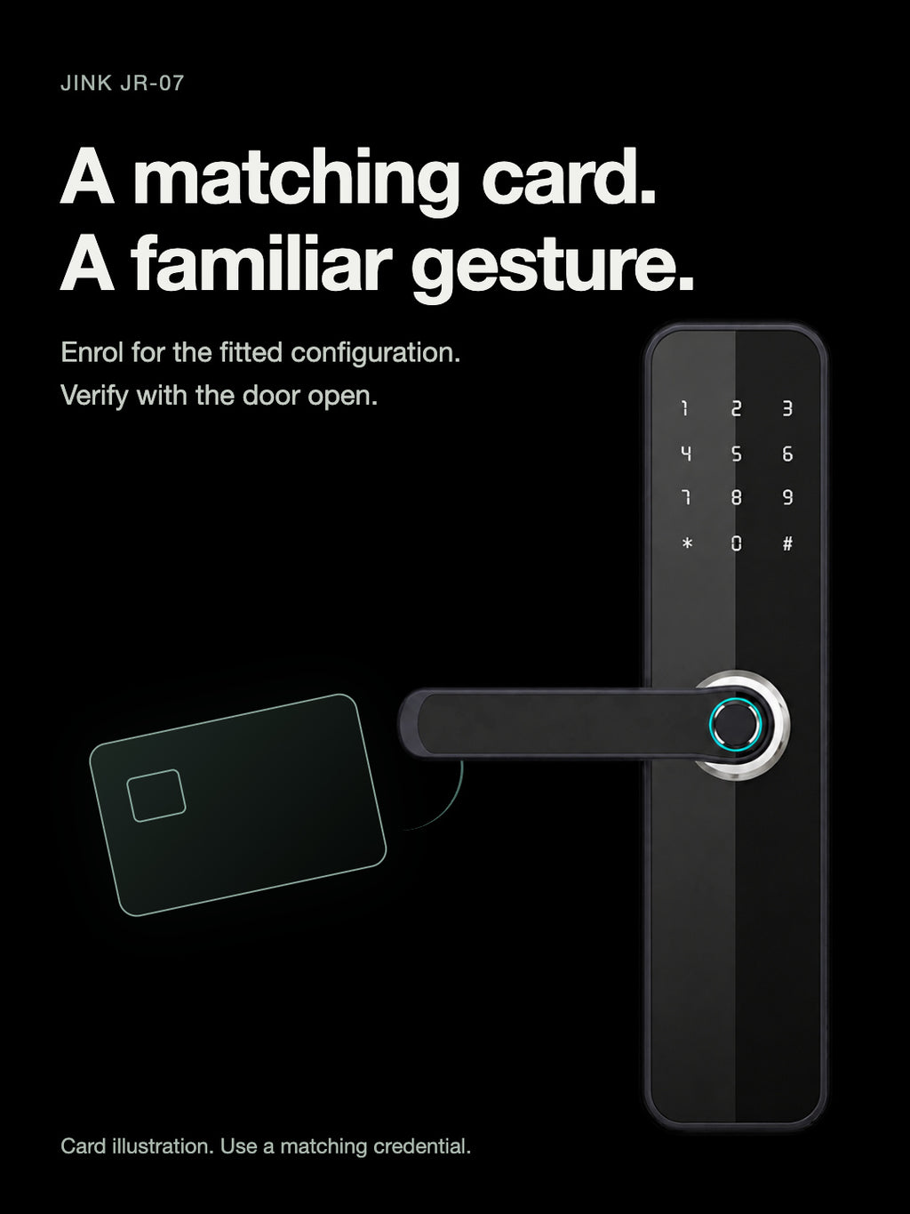 JINK JR-07 — matching card access