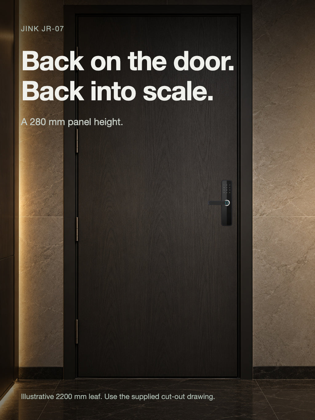 JINK JR-07 — residential door installation at scale