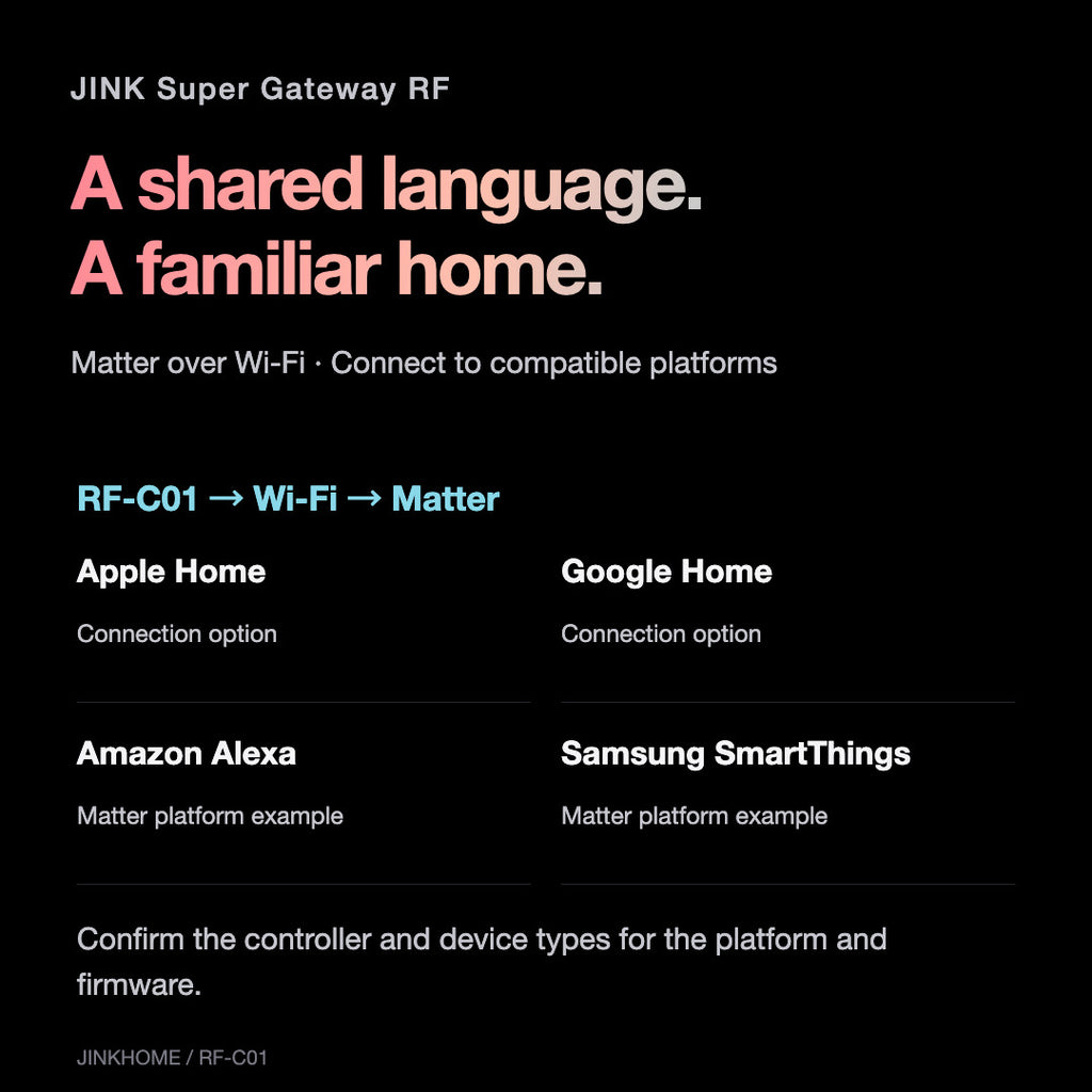 JINK Super Gateway RF RF-C01 — 1x1 04 — English V1