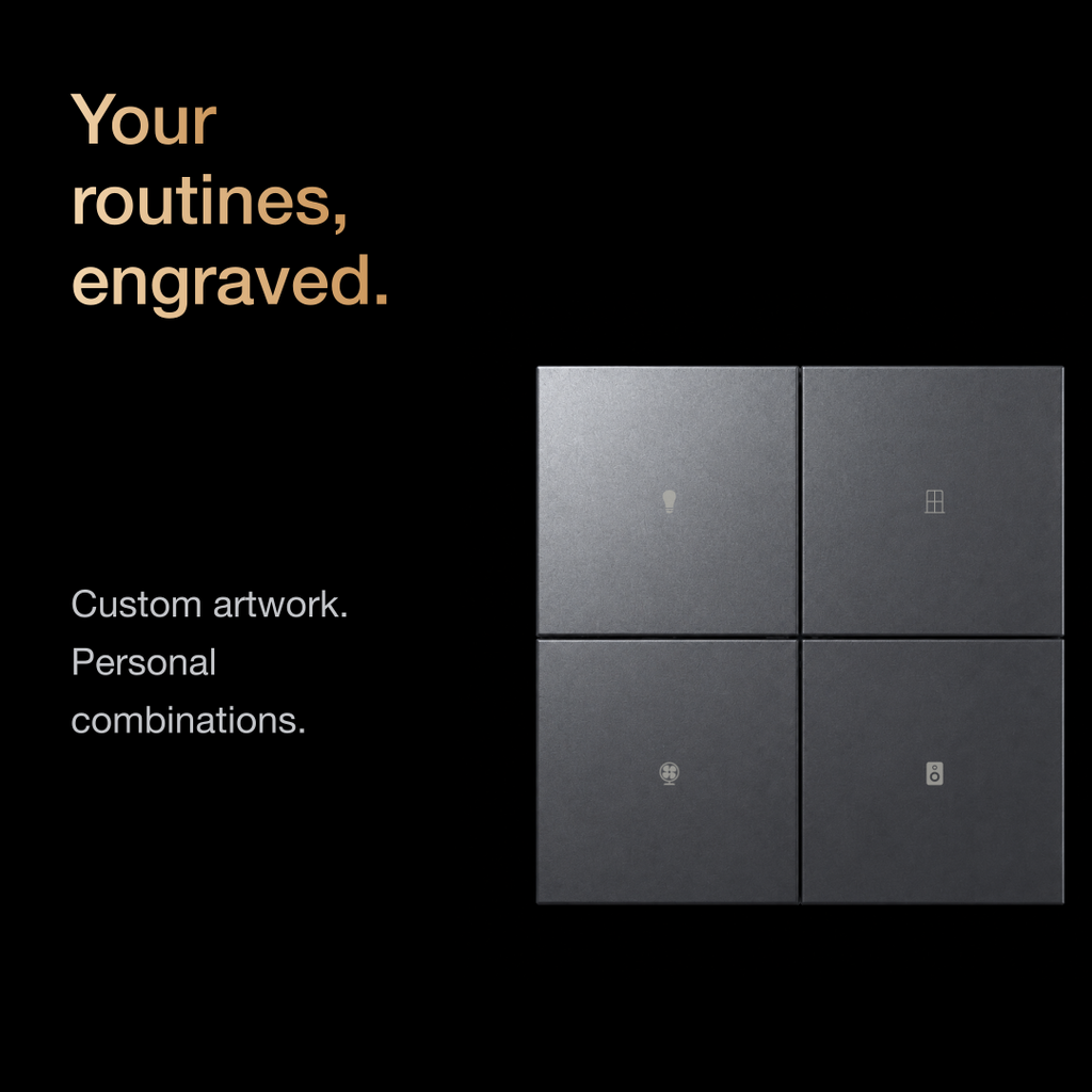 JINK Switch 8E — Custom panel engraving