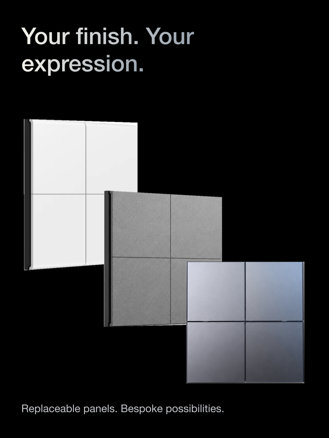 JINK Switch 8E — Replaceable panels and material choices