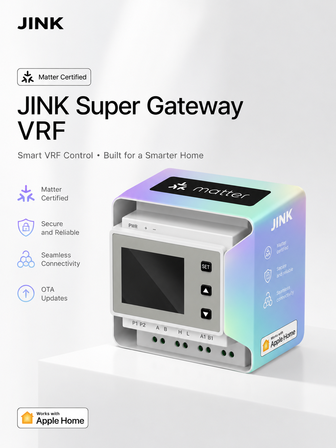 JINK Super Gateway VRF — Matter Smart Home Hub