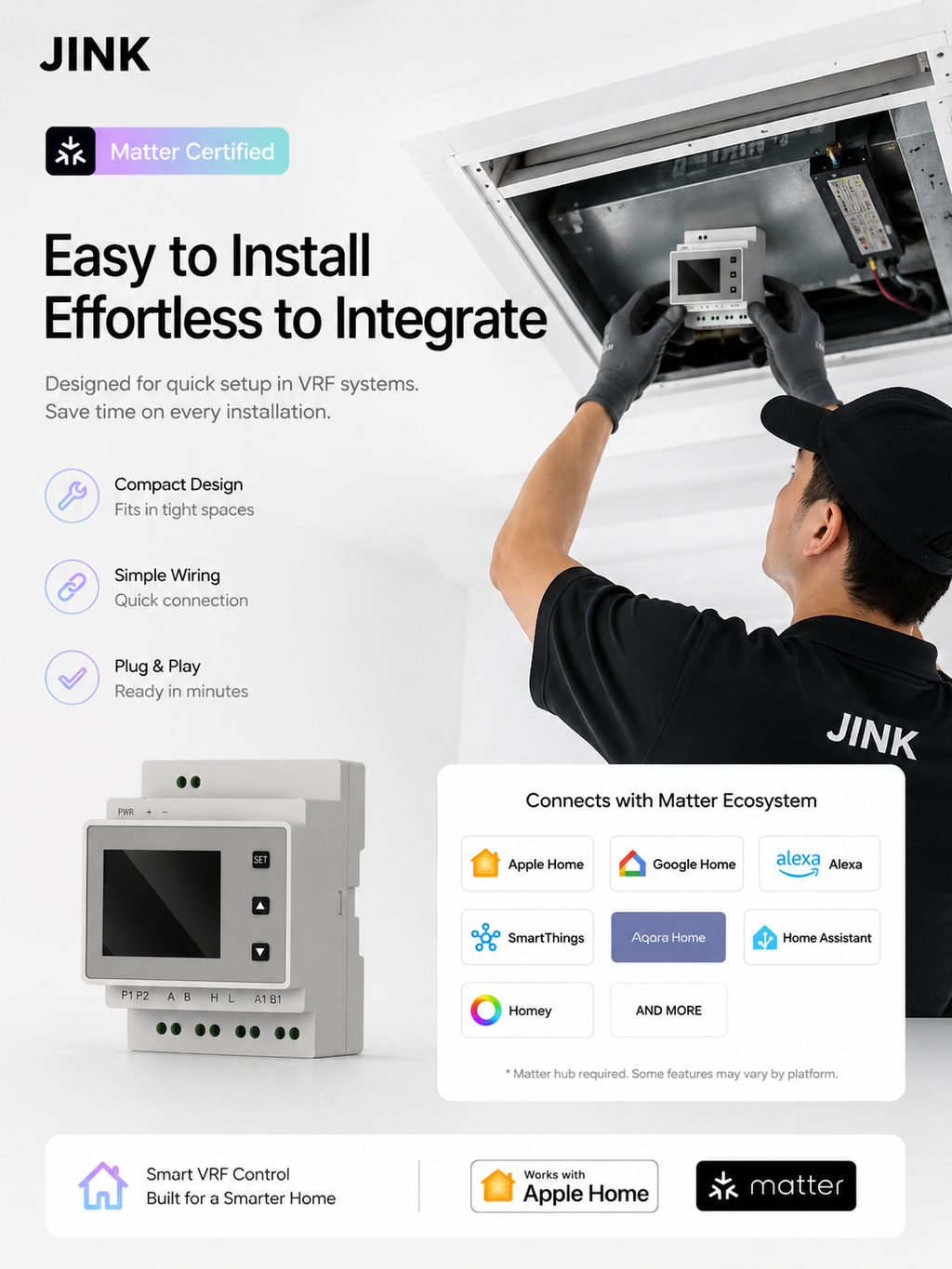 JINK Super Gateway VRF — Matter Smart Home Hub