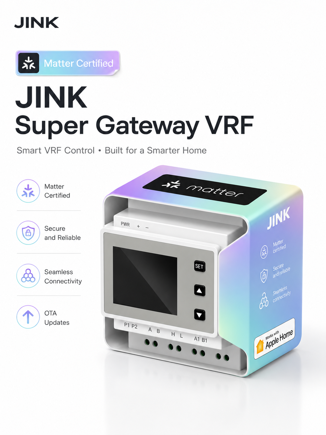 JINK Super Gateway VRF — Matter Smart Home Hub