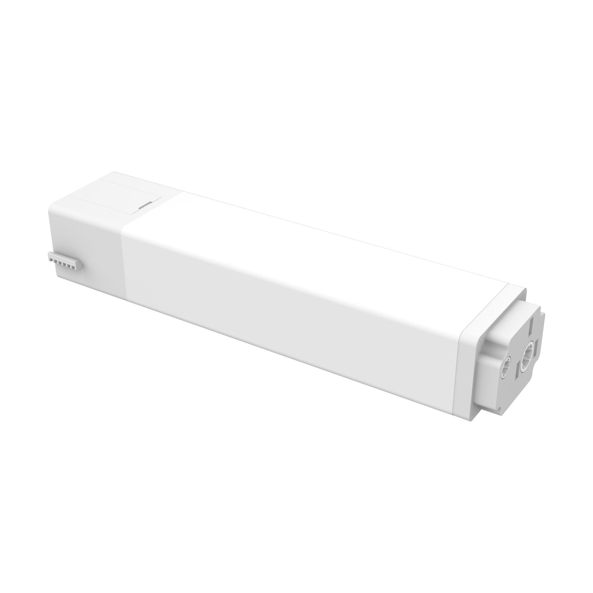 JINK Motor Aura Mini — White motor, front three-quarter view