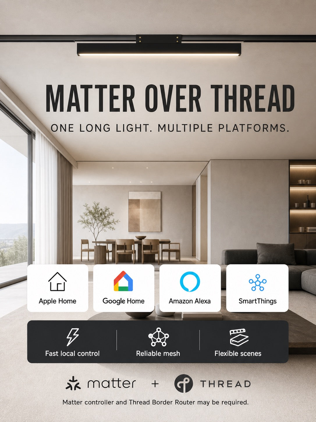 JINK Glide Diffuse 60 Matter platform compatibility benefits