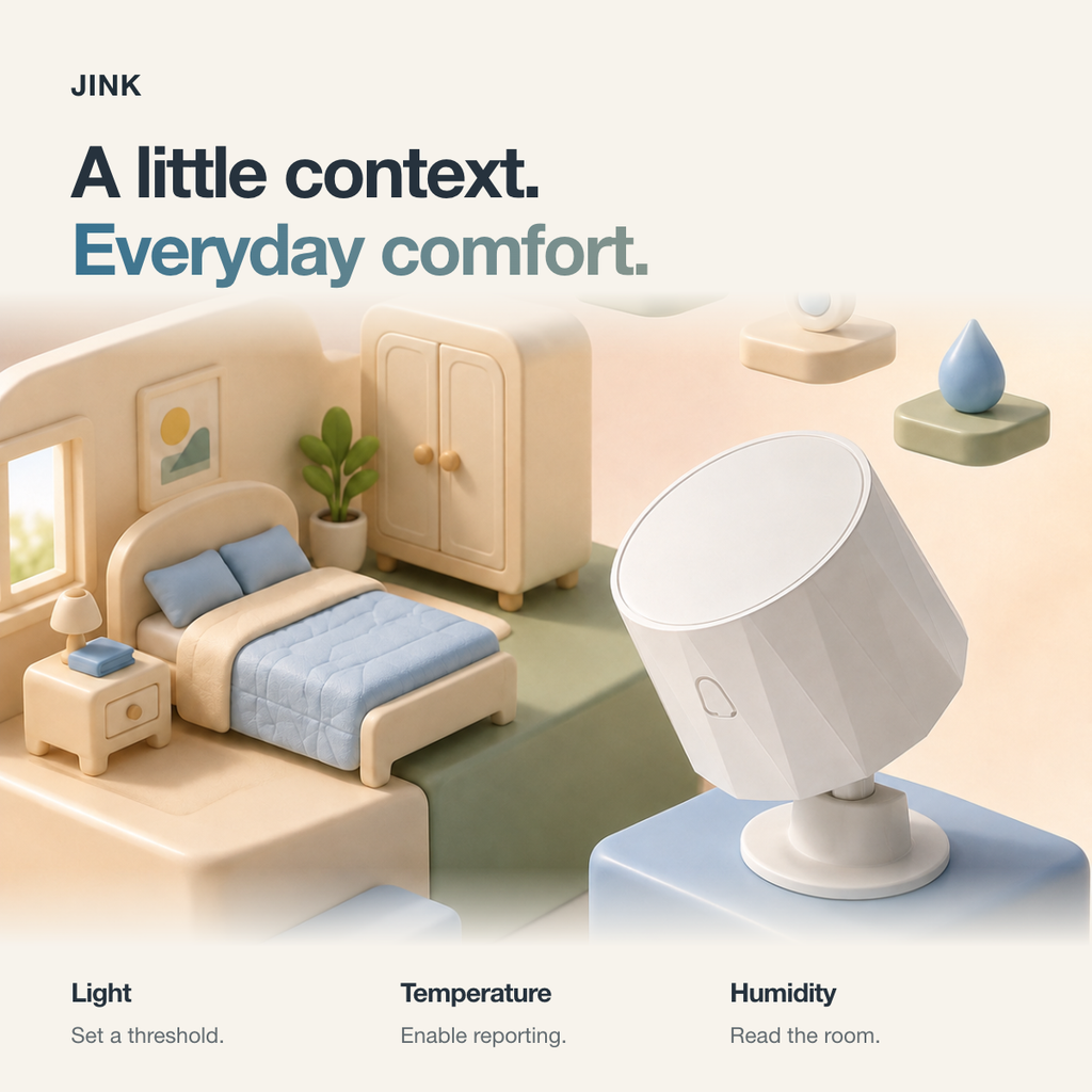 Light, temperature and humidity sensing for everyday comfort