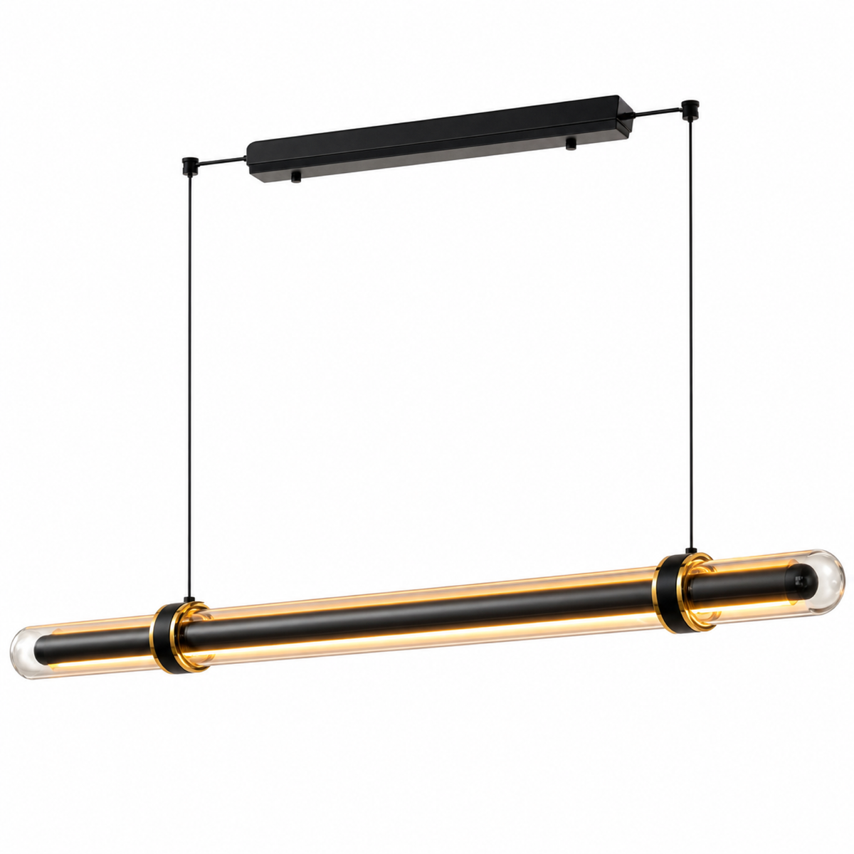 JINK Bond Amber Linear Pendant on white background