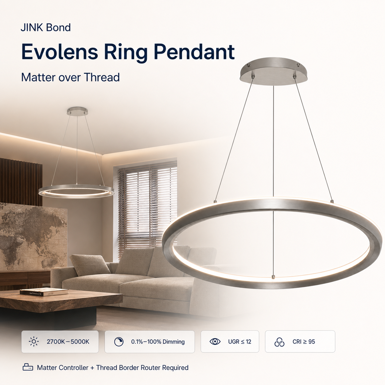 JINK Bond Evolens Ring Pendant comprehensive Matter over Thread scene hero