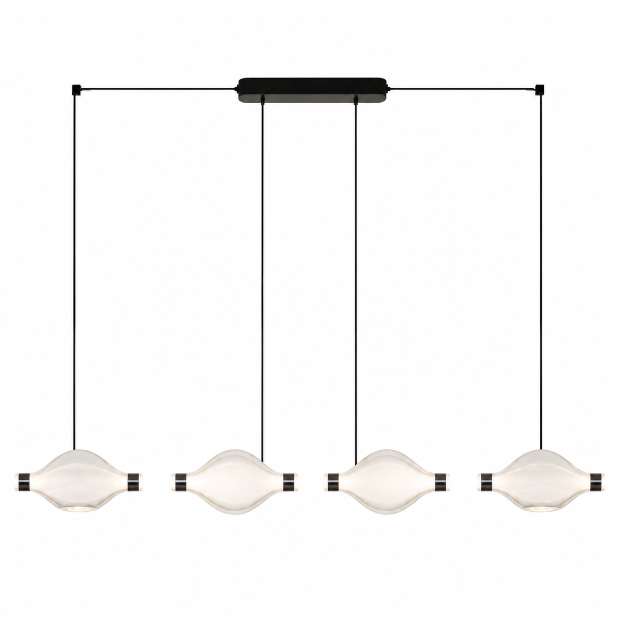 JINK Bond Jade Linear Pendant on white background