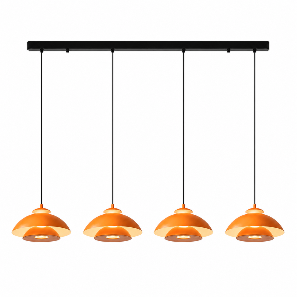 JINK Bond Nokta Four-Light Pendant on white background