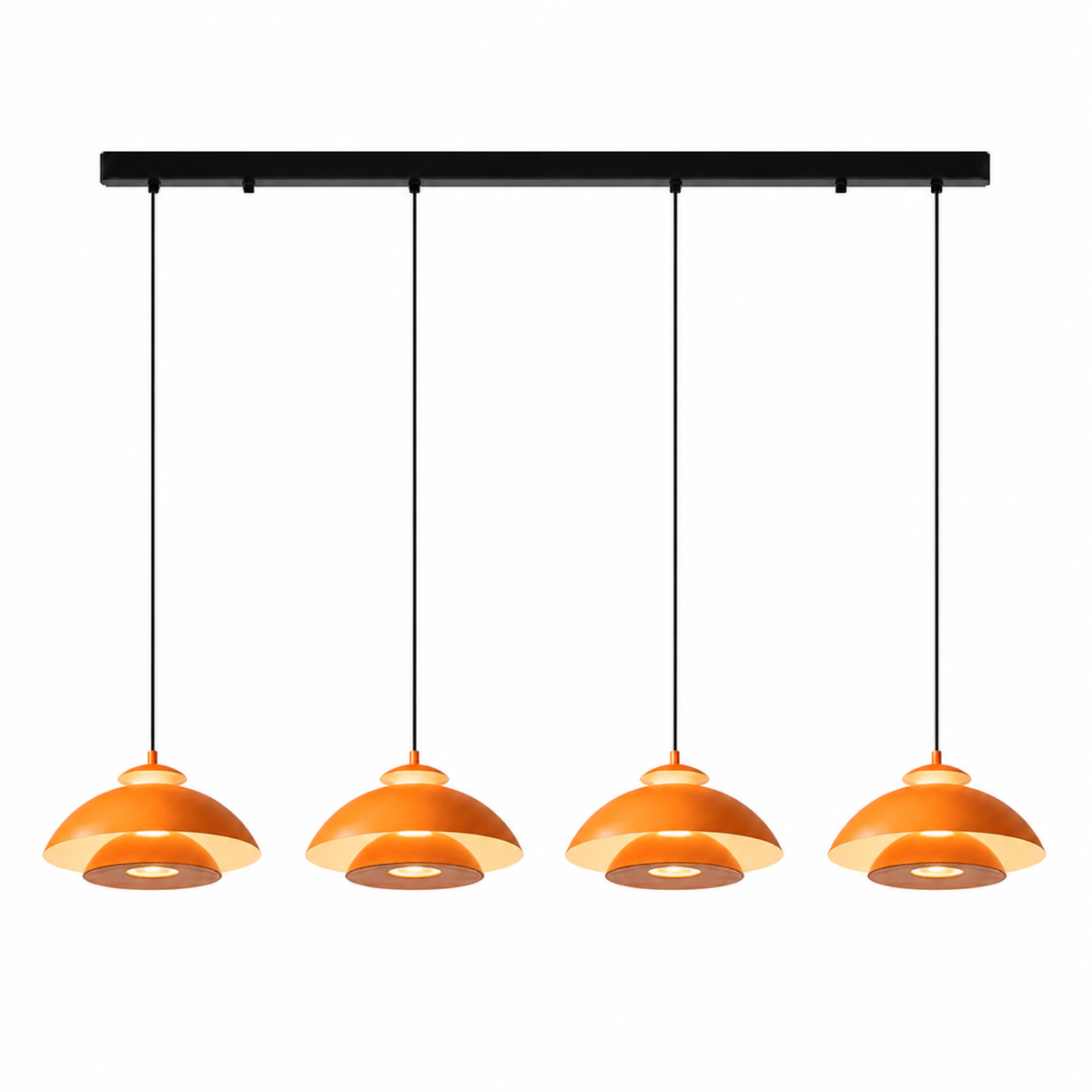 JINK Bond Nokta Four-Light Pendant on white background