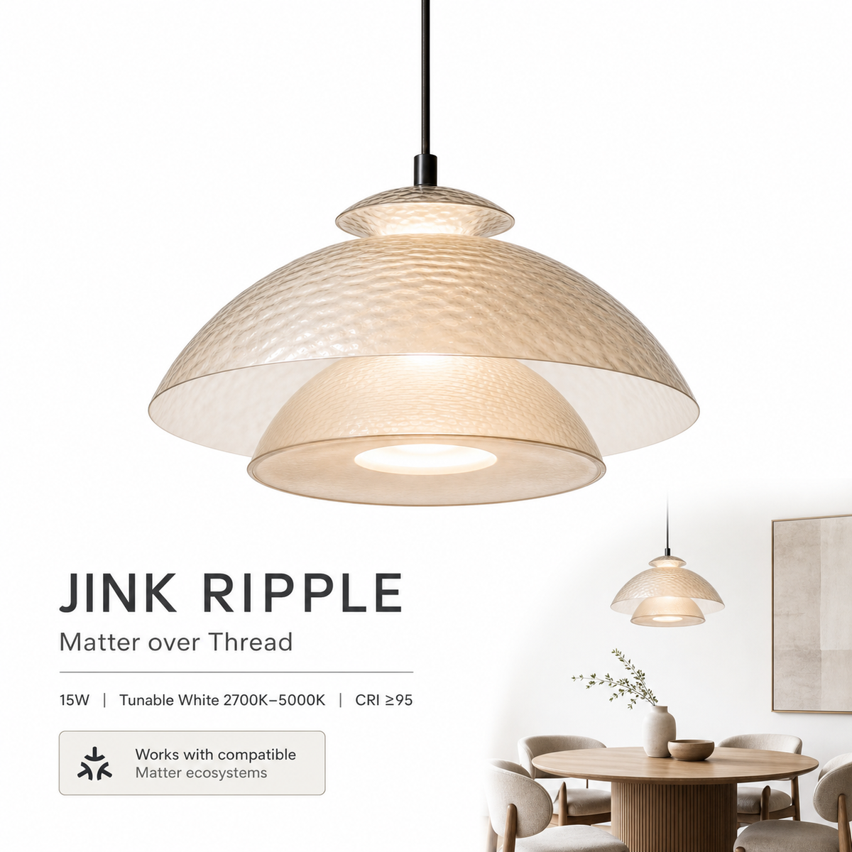 JINK Bond Ripple Pendant Matter over Thread comprehensive hero