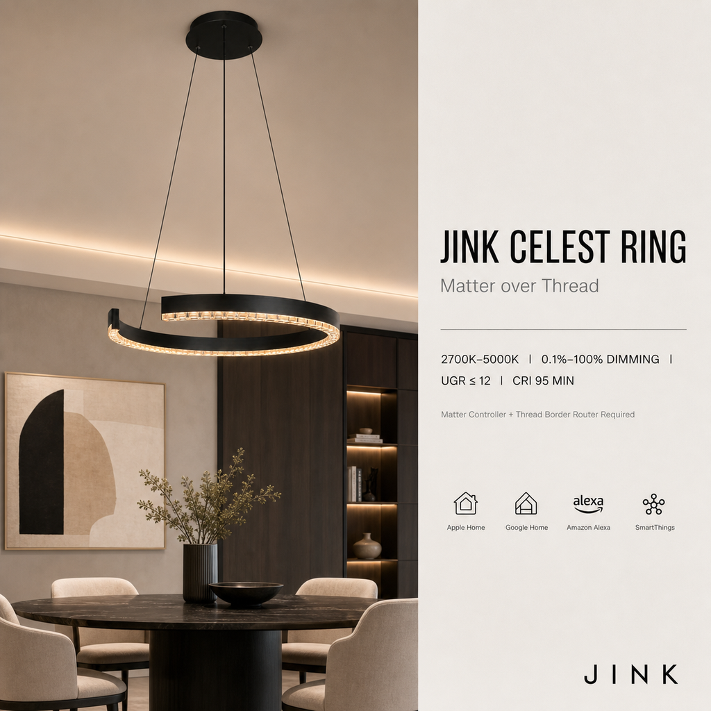 JINK Celest Ring Matter over Thread comprehensive product and scene hero
