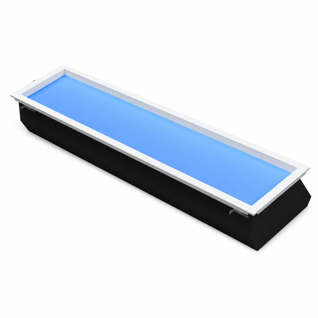 JINK Dot Sky QRD-300*1200 recessed skylight on white