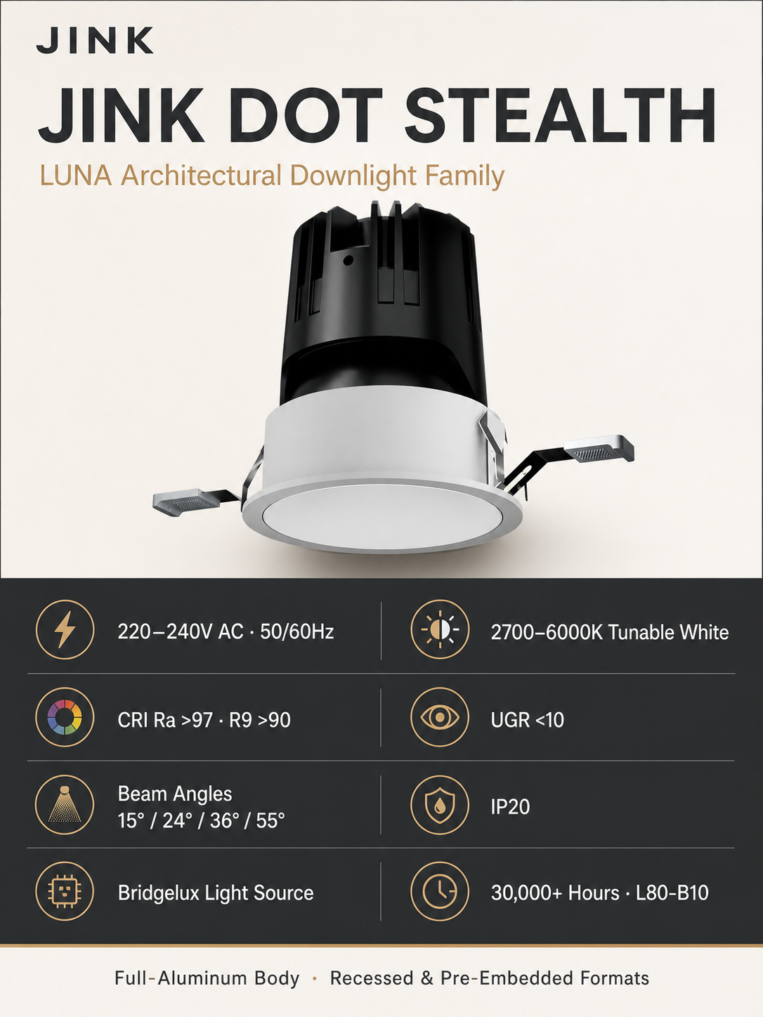 JINK Dot Stealth technical specifications and optical performance