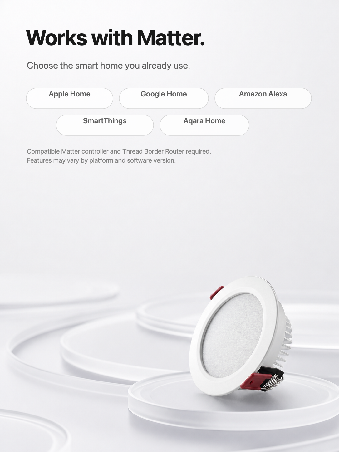JINK Dot T2 Matter compatibility with Apple Home, Google Home, Alexa, SmartThings and Aqara Home