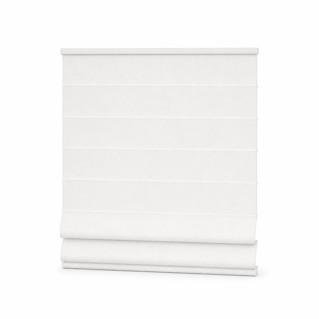 JINK Fold Roman shade on pure white background