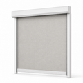 JINK Gale guided exterior roller shade on pure white background