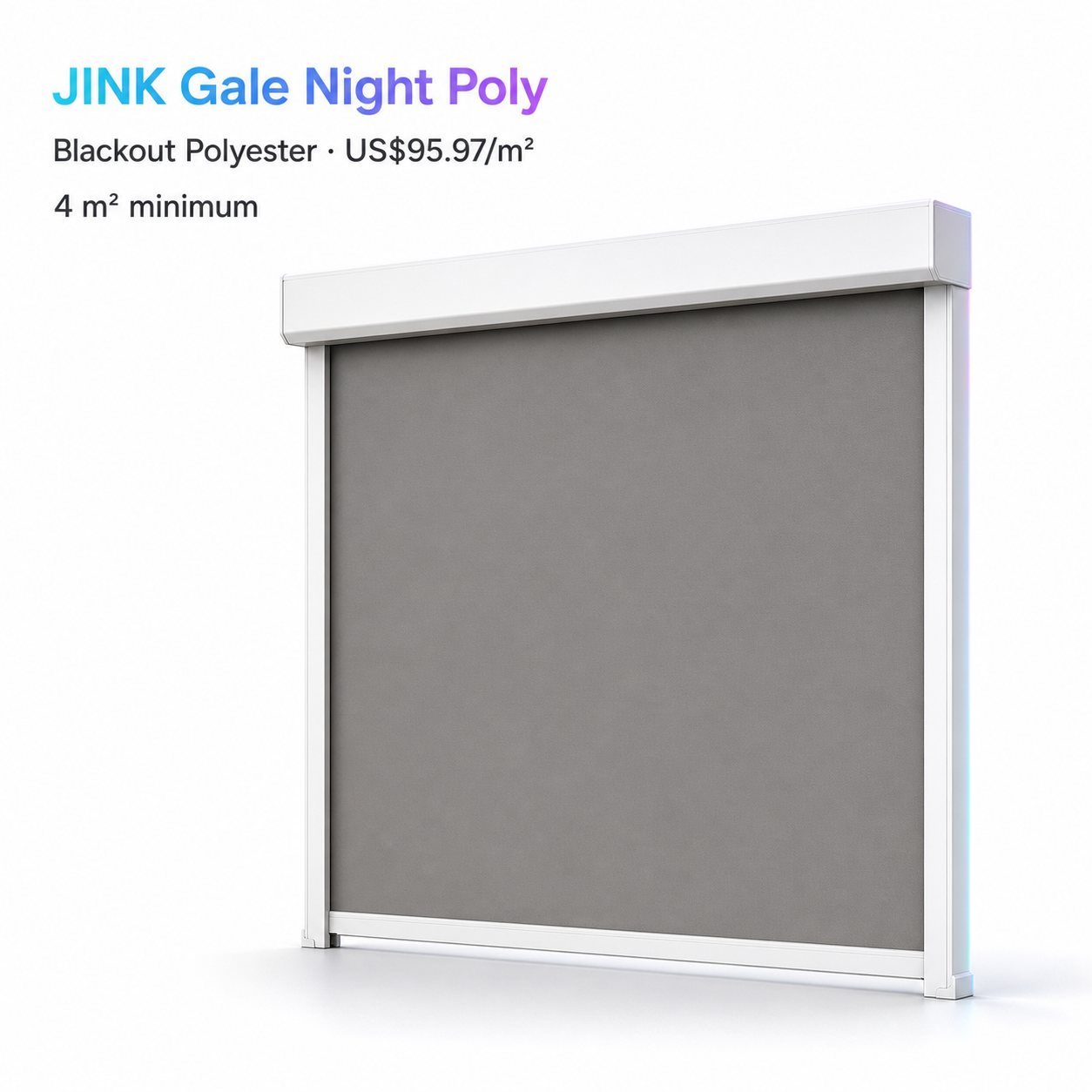 JINK Gale Night Poly blackout polyester exterior shade