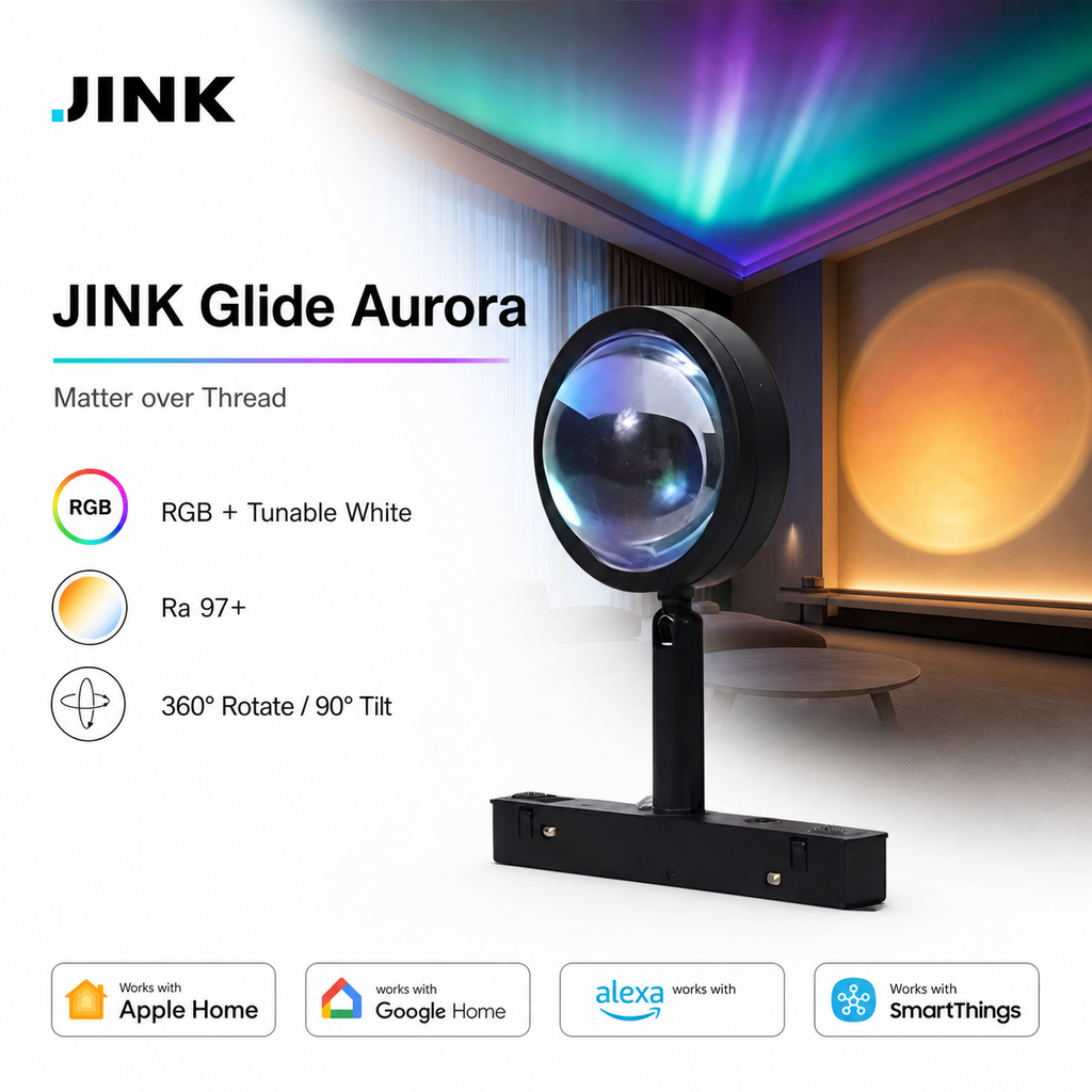 JINK Glide Aurora Matter RGB smart atmosphere light hero