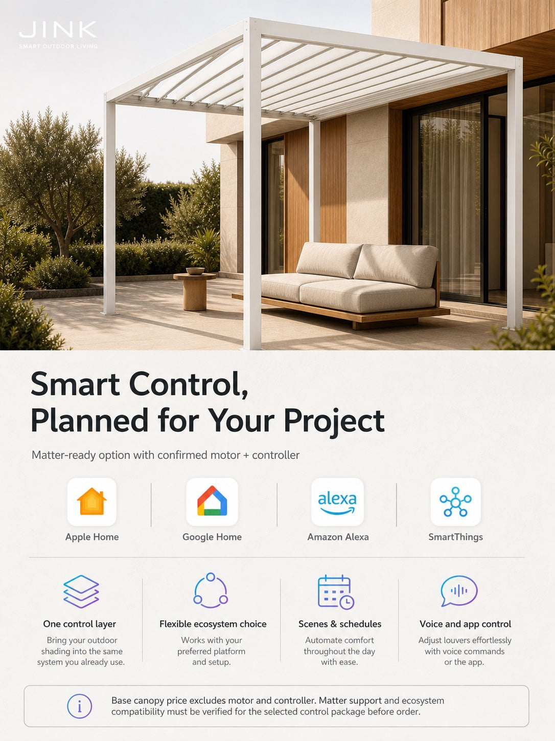 JINK Haven Matter-ready control options and ecosystem compatibility