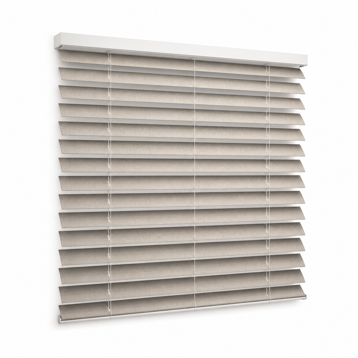 JINK Loom Texture woven fabric Venetian blind on white
