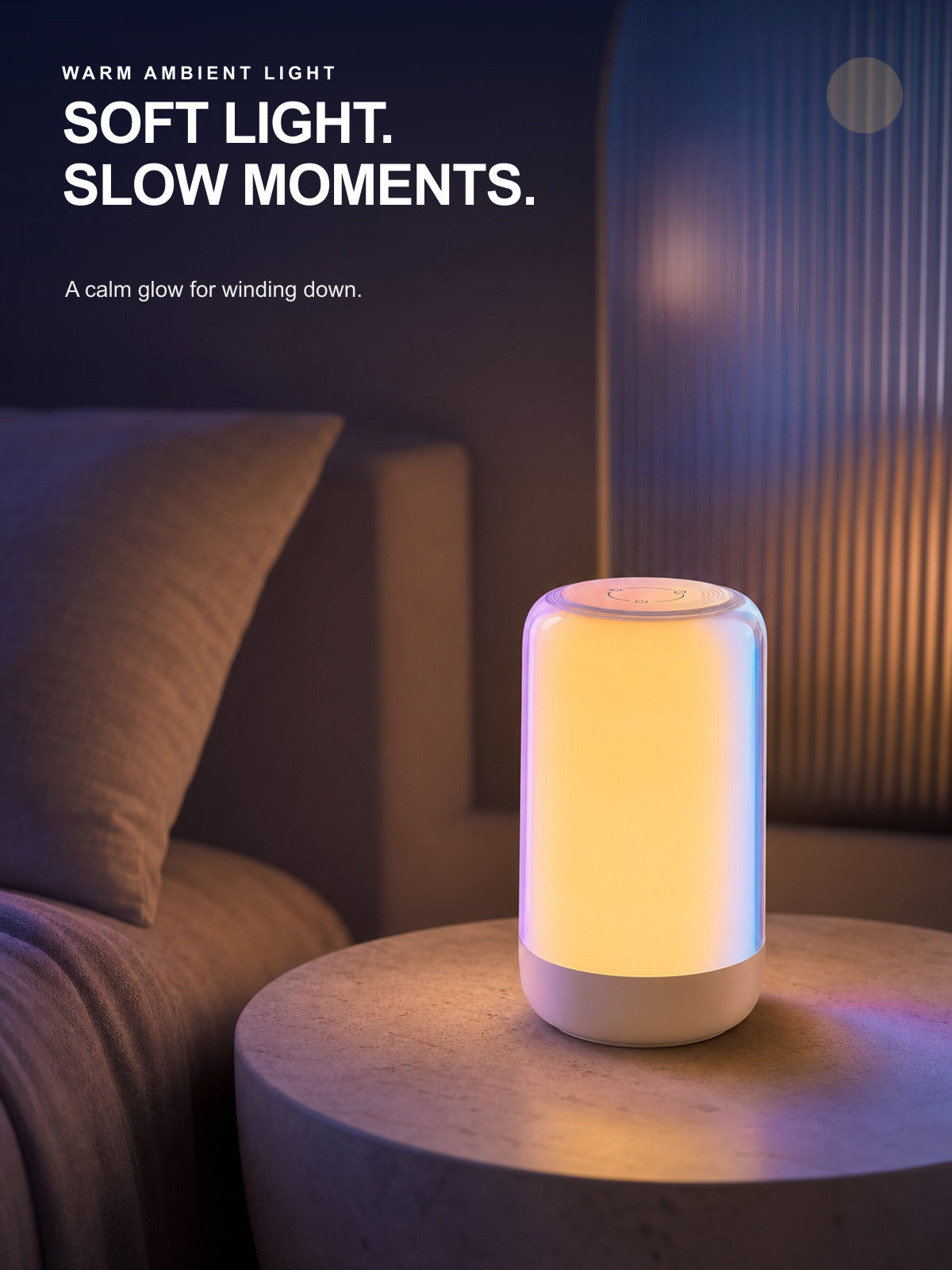 JINK Luma Fugetek warm ambient bedside light