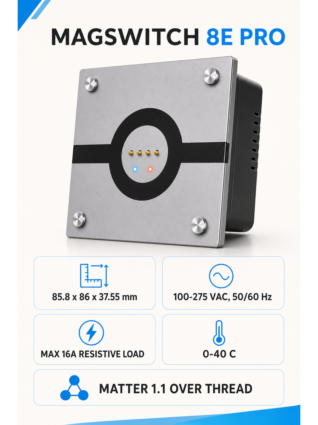 JINK MagSwitch 8E Pro technical specifications