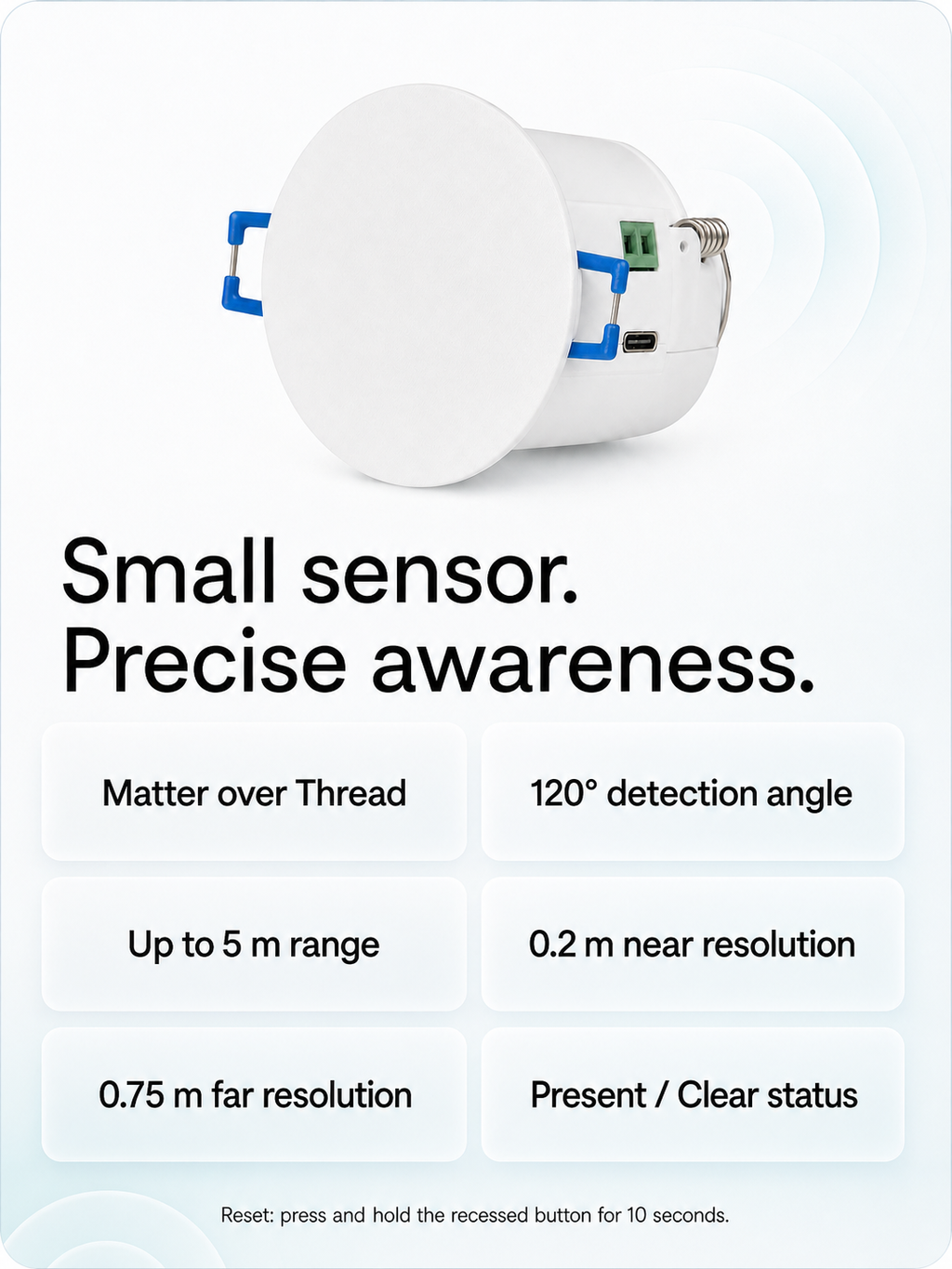 JINK Presence Sensor T2 technical specifications