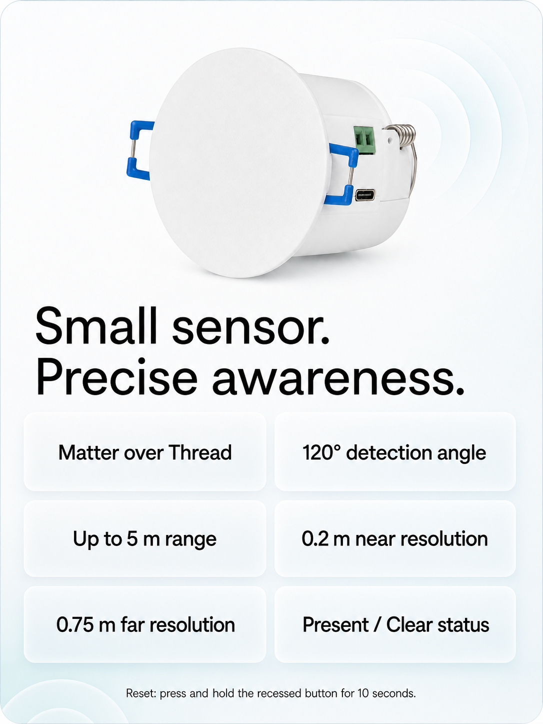 JINK Presence Sensor T2 technical specifications