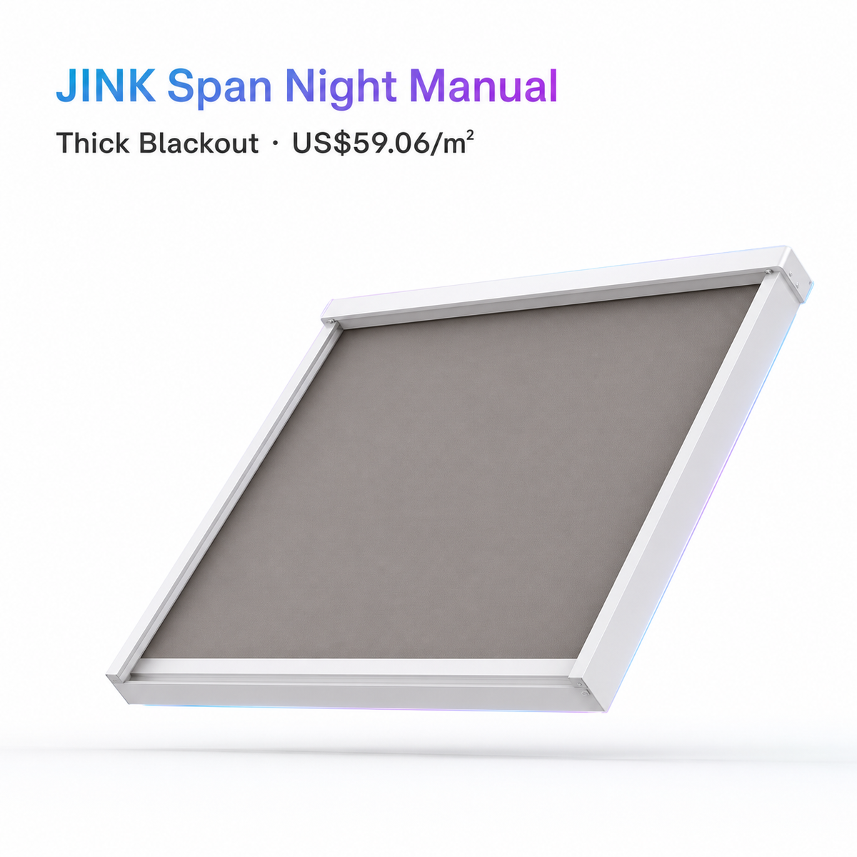 JINK Span Night Manual blackout ceiling canopy shade