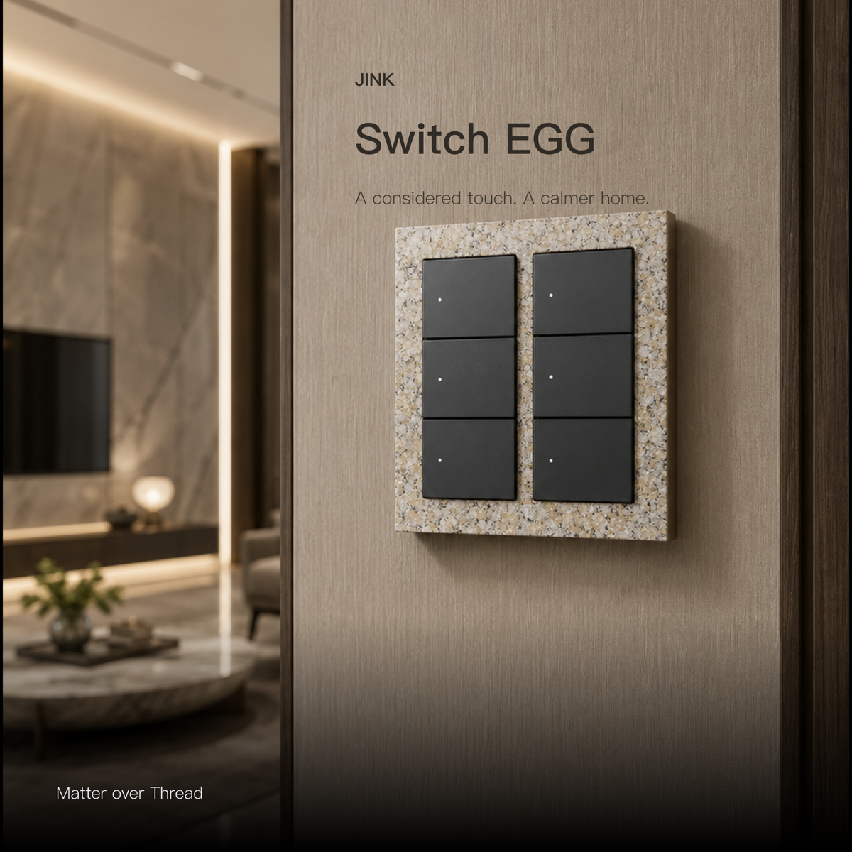 JINK Switch EGG — Architectural wall switch