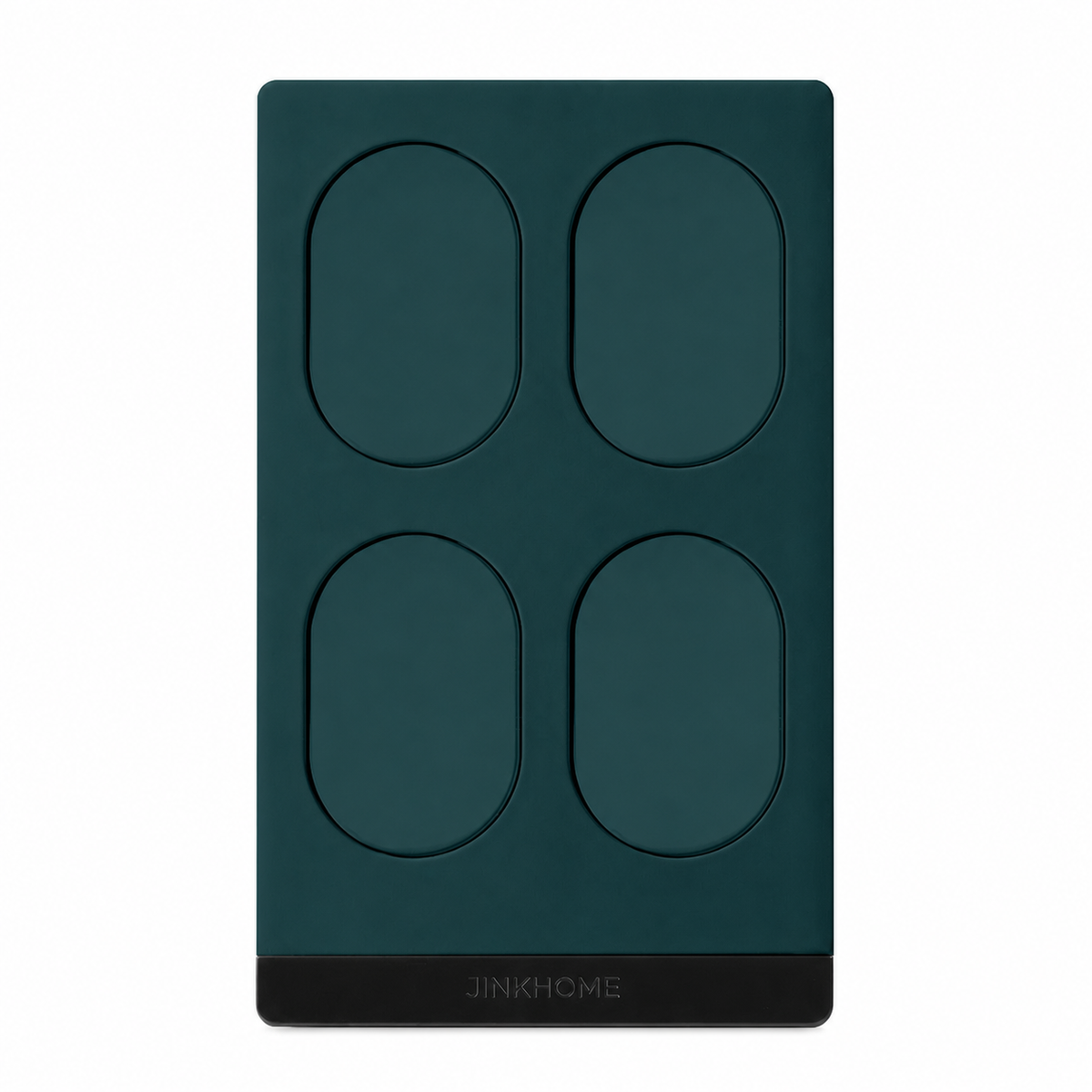 JINK Switch Stealth Deep Emerald four-button US-standard Matter over Thread smart wall switch with engraved JINKHOME logo