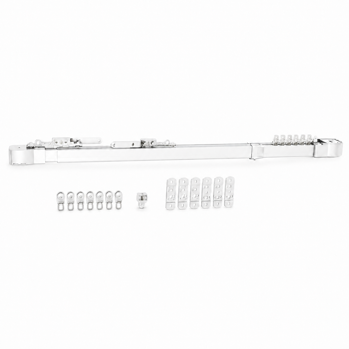 JINK white telescopic track with mounting accessories