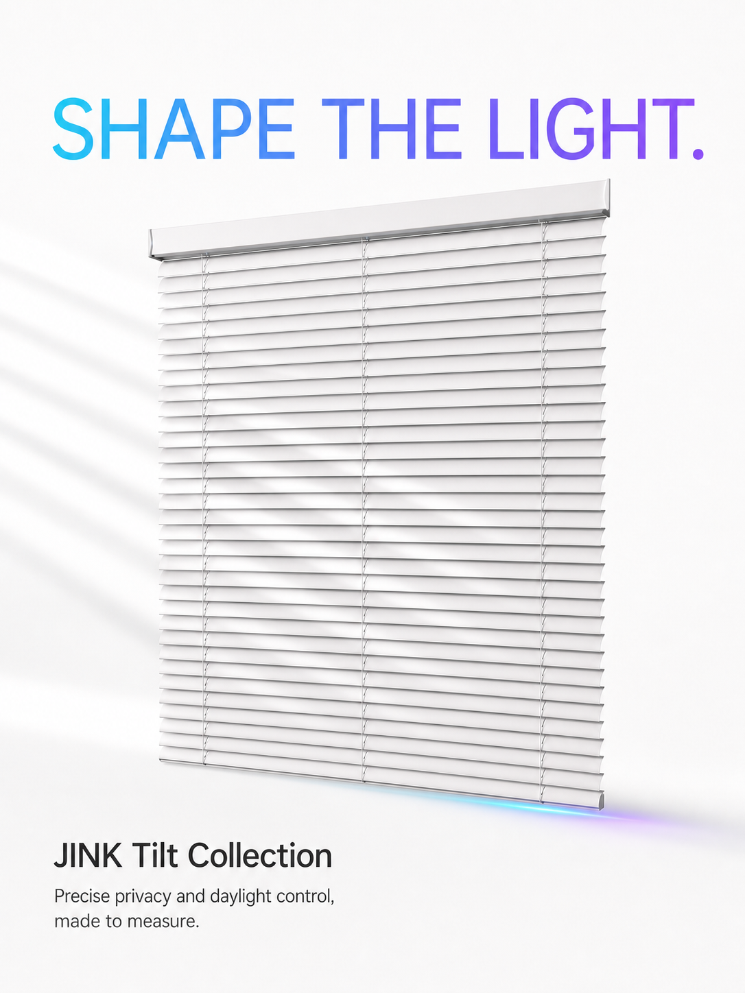 JINK Tilt Collection shapes daylight and privacy