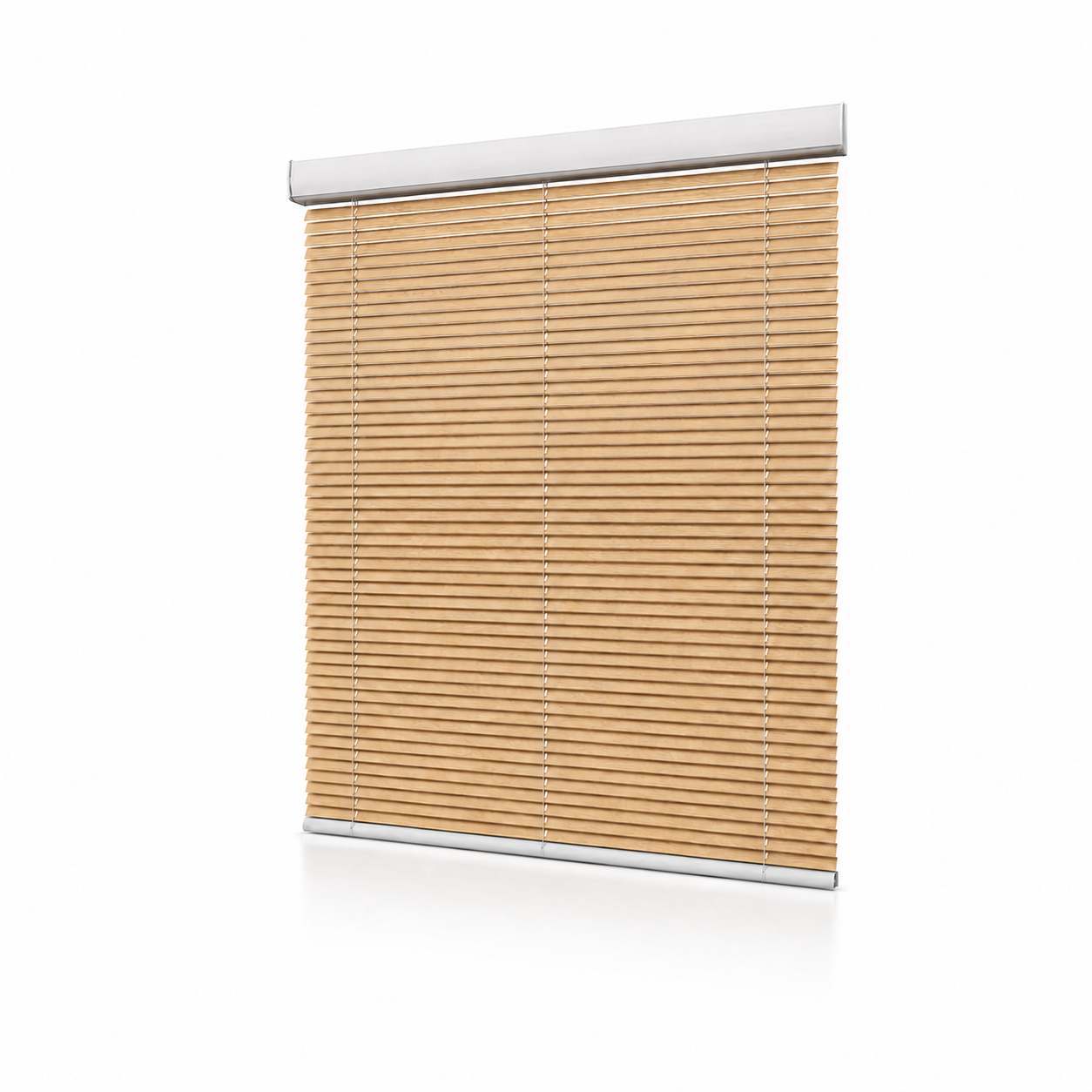 JINK Tilt Nature wood and bamboo Venetian blind on a pure white background