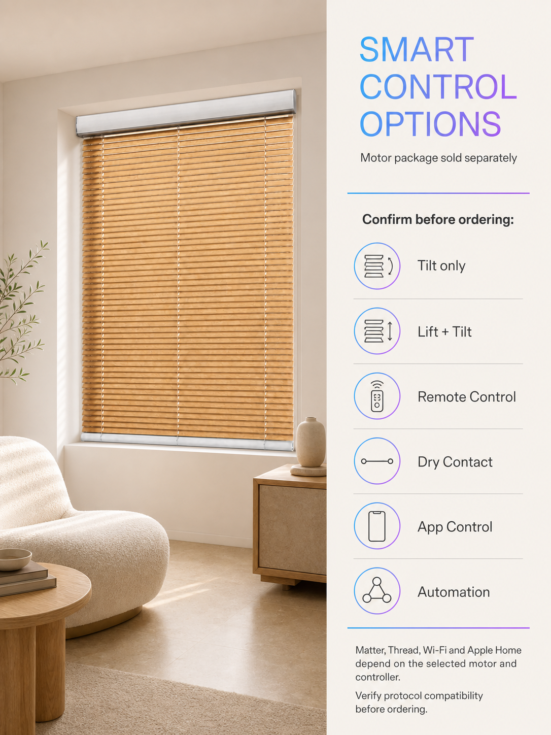 JINK Tilt Nature conditional smart control compatibility