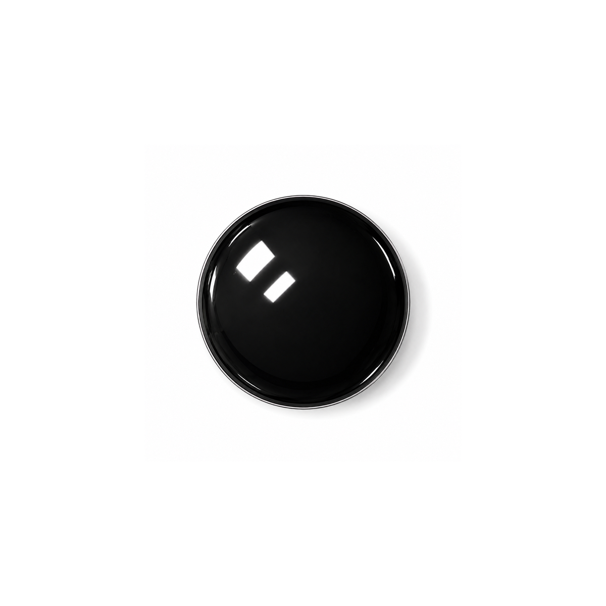 JINK Yuzhu Obsidian Black — top view on white