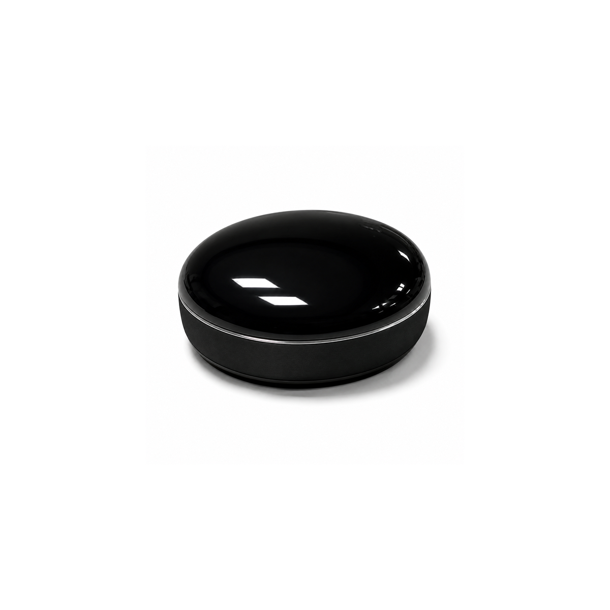 JINK Yuzhu Obsidian Black — left three-quarter view on white