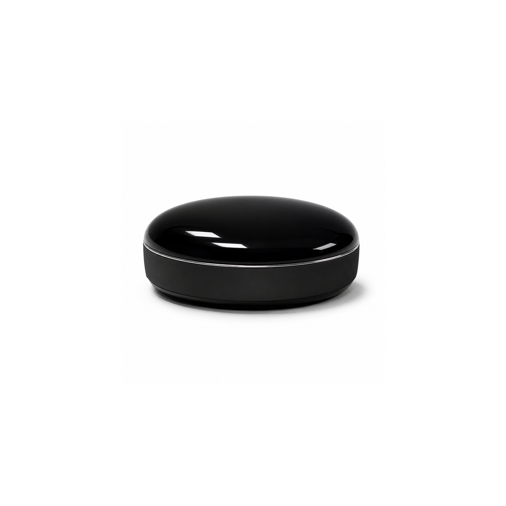 JINK Yuzhu Obsidian Black — low side profile on white