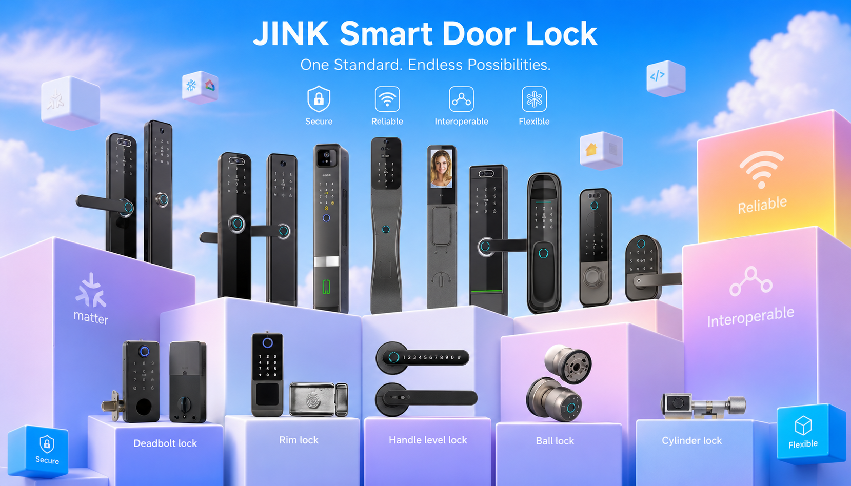 JINK Smart Door Lock product series